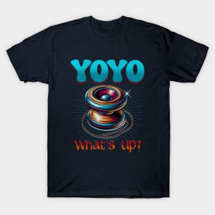 YoYo What's Up Retro Spinner Enthusiast YoYo Hobbyist Vintage T-Shirt